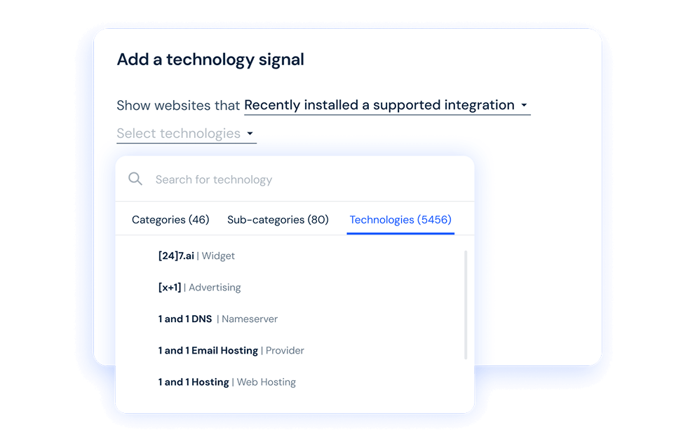 Find Companies Using the Tools You Care About